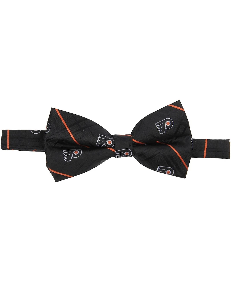 Eagles Wings Men's Black Philadelphia Flyers Oxford Bow Tie