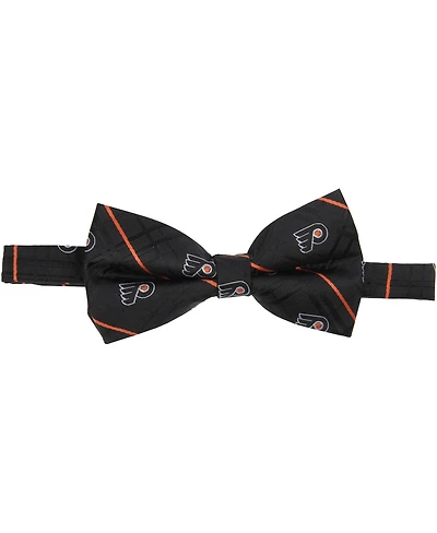 Eagles Wings Men's Black Philadelphia Flyers Oxford Bow Tie