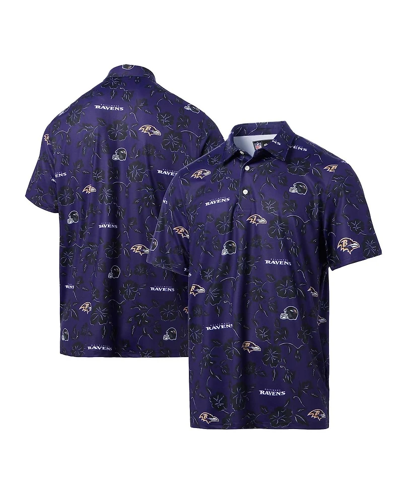 Reyn Spooner Men's Purple Baltimore Ravens Pua Performance Polo Shirt