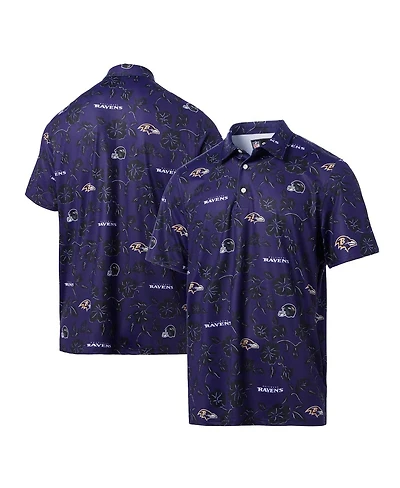 Reyn Spooner Men's Purple Baltimore Ravens Pua Performance Polo Shirt