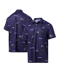 Reyn Spooner Men's Purple Baltimore Ravens Pua Performance Polo Shirt