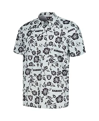 Reyn Spooner Men's Silver Las Vegas Raiders Pua Performance Polo Shirt