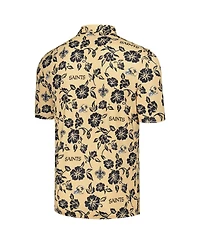 Reyn Spooner Men's Gold New Orleans Saints Pua Performance Polo Shirt