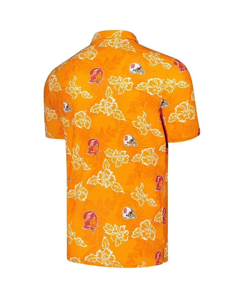 Reyn Spooner Men's Orange Tampa Bay Buccaneers Throwback Pua Performance Shirt