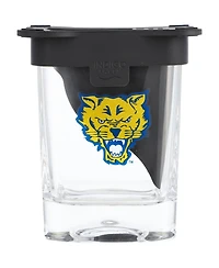 Indigo Falls Fort Valley State Wildcats 10oz. Ice Wedge Glass