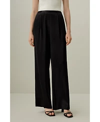 Lilysilk Women's Double-Faced Silk Charmeuse Pant