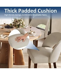 homfan Modern 4-Piece Dining Chair Set