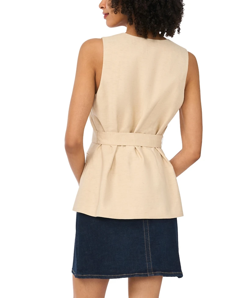 Vince Camuto Women's Sleeveless V-Neck Vest Top