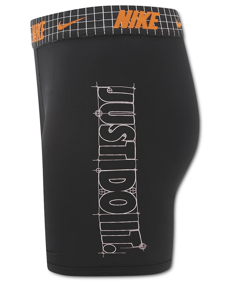 Nike Boys' 8-20 Printed Long Boxer Briefs, 2-Pack