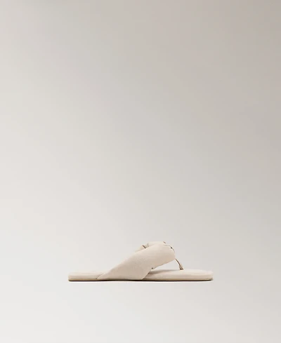 Mango Women's Padded Mule Slippers