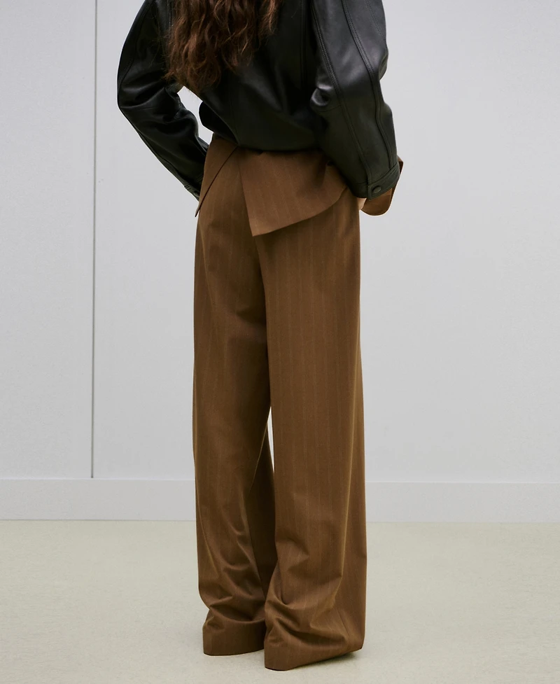 Mango Women's Pinstripe Suit Pants