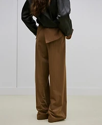 Mango Women's Pinstripe Suit Pants