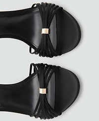 Mango Women's Straps Heeled Sandals