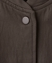 Mango Women's Lyocell Bomber Jacket