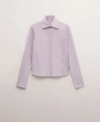 Mango Women's Fitted Cotton Shirt