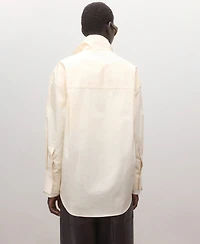 Mango Women's Combined Collar Shirt