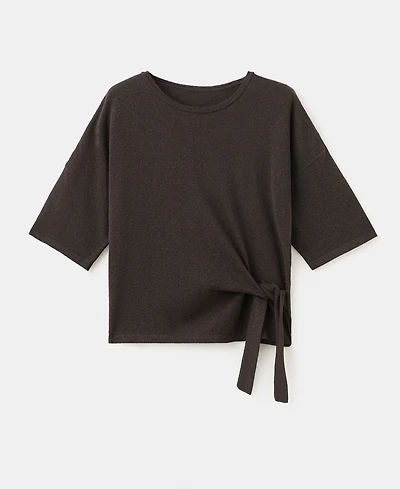 Mango Women's Bow Knit Sweater