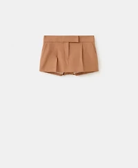 Mango Women's Pleats Mini-Skirt