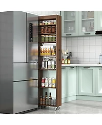Streamdale Furniture 7-Tier Multi-Functional Pull-Out Storage Shelf for Narrow Spaces