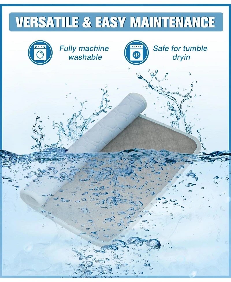 Aronkl Dog Cat Mat Self Cooling for Dogs Cats Washable Portable High Tech Fabric Breathable Summer