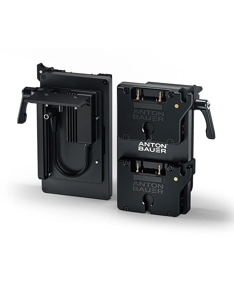 Anton Bauer Dual Micro Battery Bracket with P-Tap for Sony Pxw-FX9, Gold Mount, 2-Pack