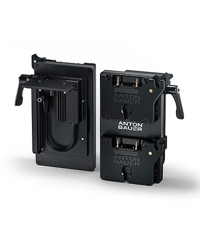 Anton Bauer Dual Micro Battery Bracket with P-Tap for Sony Pxw-FX9, Gold Mount, 2-Pack