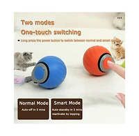 Aronkl Rechargeable Interactive Floppy Fish Cat Toy Tap-Activated 3 Flapping Modes Realistic Plush Kicker Toy for All Breeds