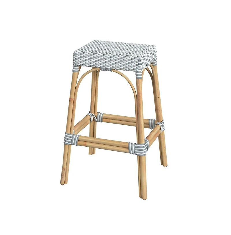 Butler Specialty Robias Rectangular Rattan 30" Bar Stool