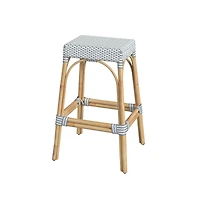 Butler Specialty Robias Rectangular Rattan 30" Bar Stool