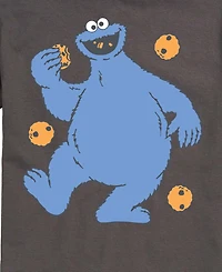 Airwaves Men's Sesame Street Cookie Monster Short-Sleeve Graphic T-Shirt