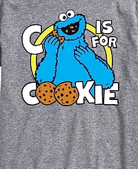 Airwaves Men's Sesame Street Cookie Monster Short-Sleeve Graphic T-Shirt