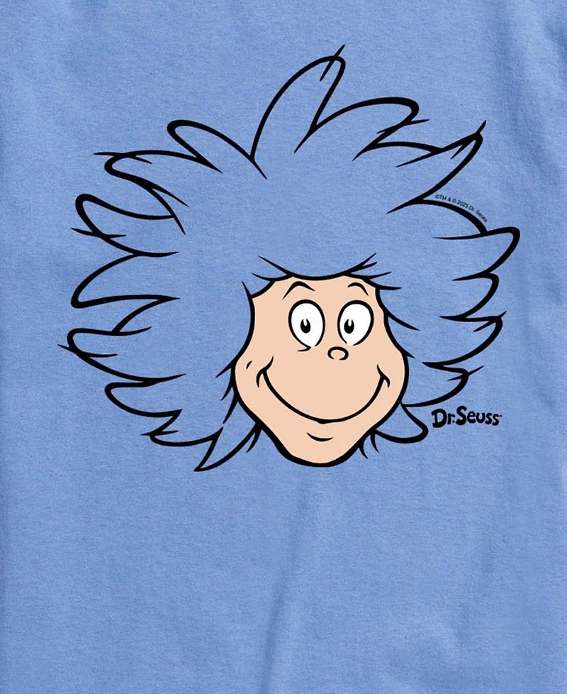 Airwaves Men's Dr. Seuss Thing Face Short-Sleeve Graphic T-Shirt