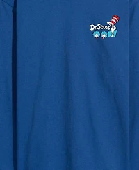 Airwaves Men's Dr. Seuss Cat The Hat Stand Out Long-Sleeve Graphic T-Shirt