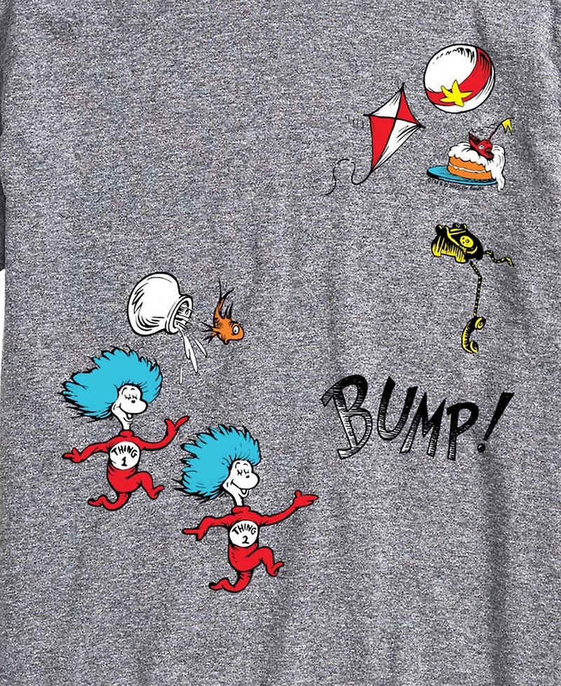 Airwaves Men's Dr. Seuss Thing And Fish Short-Sleeve Graphic T-Shirt