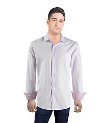 Elie Balleh Men's Slim Fit Striped Button-Down Shirt
