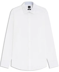 Boss by Hugo Men's Easy-Iron Stretch-Cotton Poplin Slim-Fit Dress Shirt