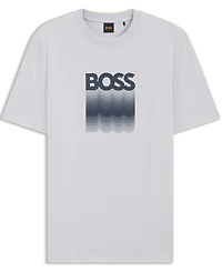 Boss by Hugo Boss Men's Logo Print Cotton-Jersey T-Shirt
