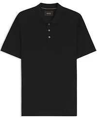 Boss by Hugo Men's Mercerized Cotton Basket Weave Polo Shirt