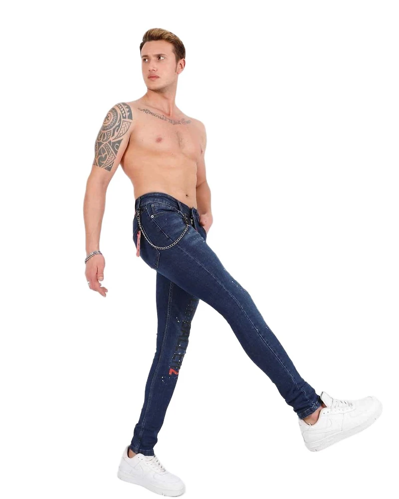 Elie Balleh Men's Stylish Branded Slim Fit Jeans