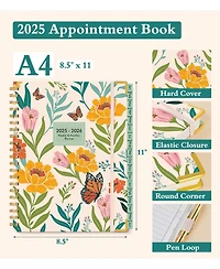 Gnuadz Planner 18 Month Weekly Monthly Daily Spiral Hardcover Agenda Organizer Tabs Calendar Tree 2026-2027