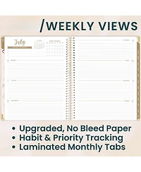 Gnuadz Hardcover Planner 2026-2027 Academic Year Monthly Weekly Agenda Book