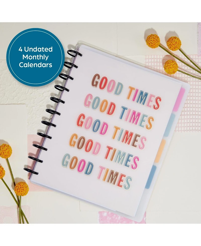 Gnuadz Undated Monthly Notebook Magic Theme