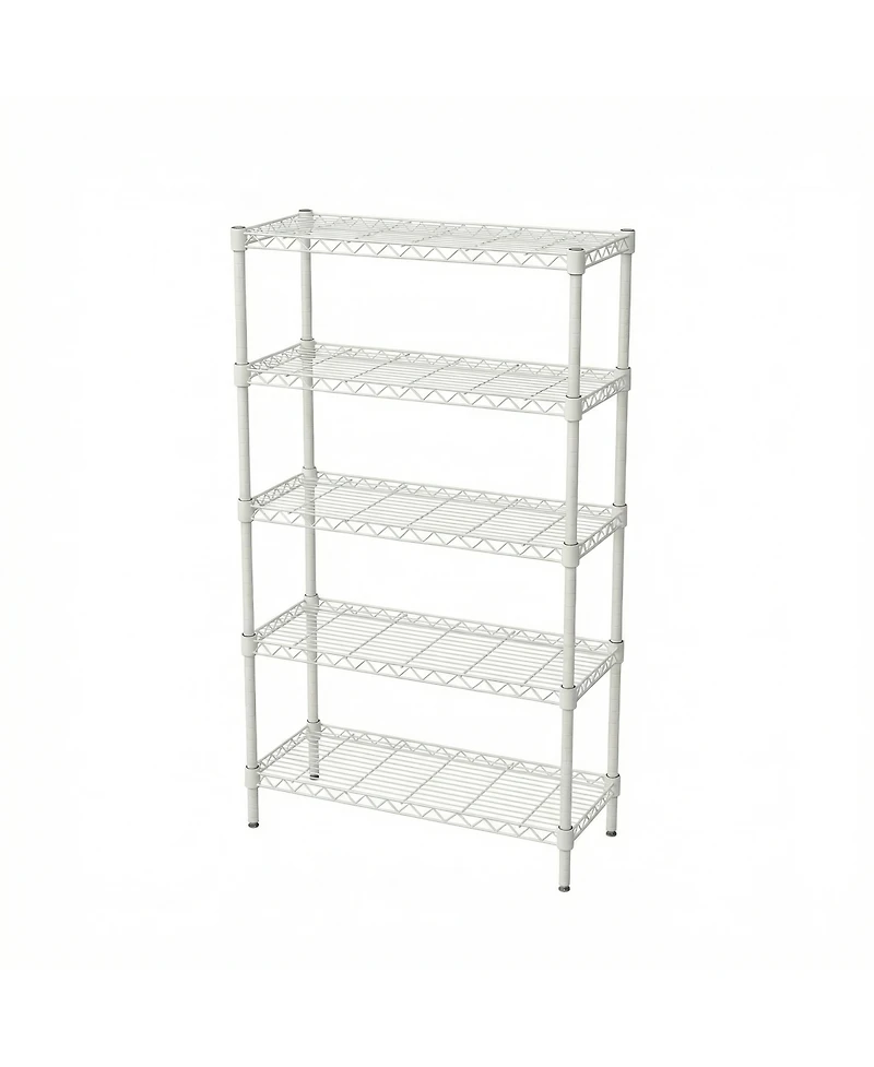 Streamdale Furniture 5-Tier Adjustable Heavy-Duty Wire Shelving Unit