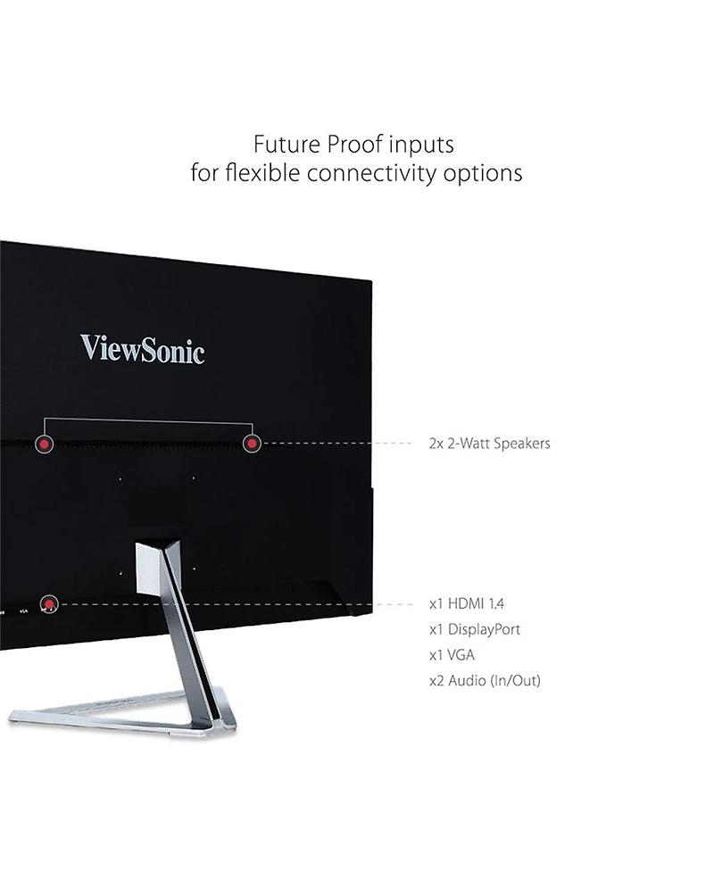 ViewSonic VX3276-mhd 31.5 inch 16:9 Full Hd Ips Wled Monitor