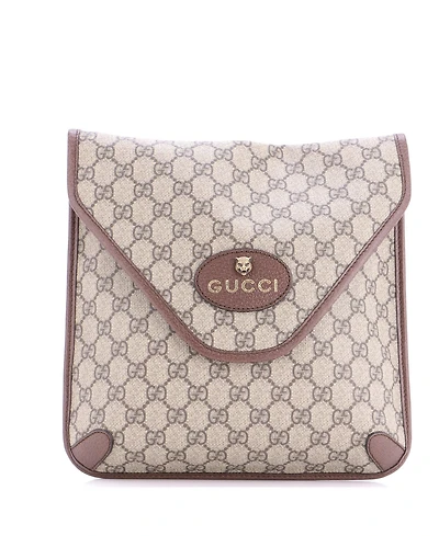 Pre-Owned Gucci Medium Neo Vintage Envelope Messenger Gg Coated Canvas