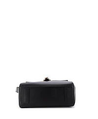 Pre-Owned Versace Medium Virtus Convertible Top Handle Bag Leather