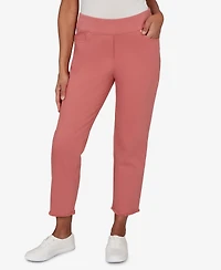 Alfred Dunner Women's Camden Market Rosewood Super Stretch Ankle Jeans