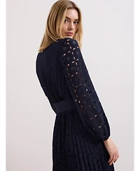 Phase Eight Women's Marina Pleated Midi Dress