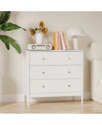 Streamdale Furniture 3-Drawer Modern Storage Dresser for Bedroom and Living Room