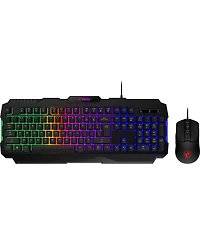 Msi Forge GK100 Combo Rgb Wired Gaming Keyboard and Mouse